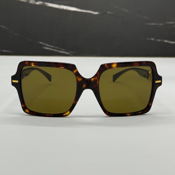 NEW MOD 4441 108/73 VERSACE HAVANA GREEN SQUARE VE4441 10873 WOMEN SUNGLASSES main image 8